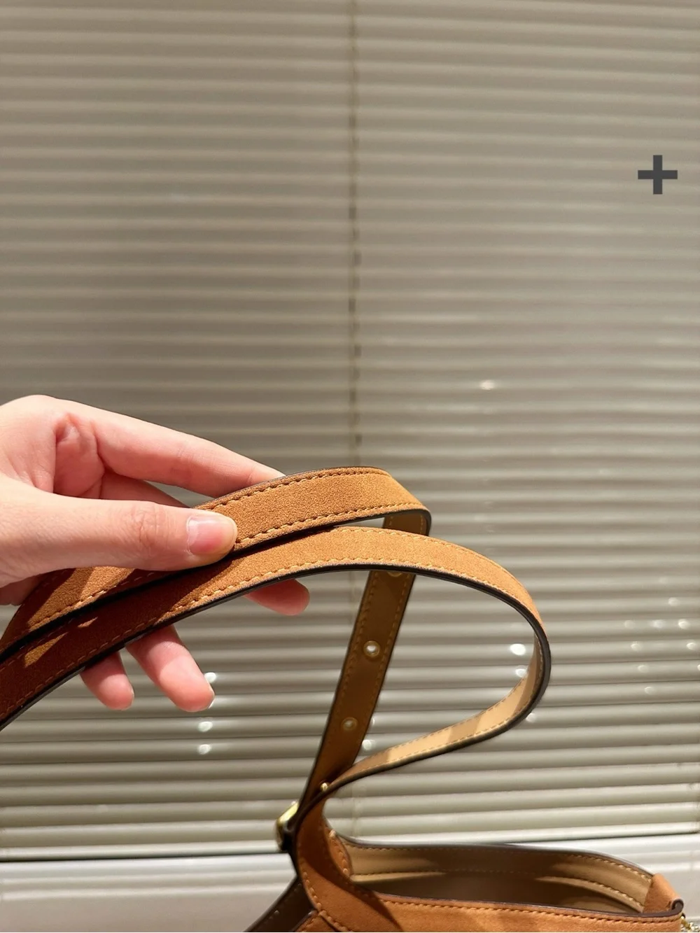 Coach elegant suede